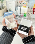 PVC-FREE PREMIUM COLORED FRAME PHOTOCARD TOPLOADERS - WHITE