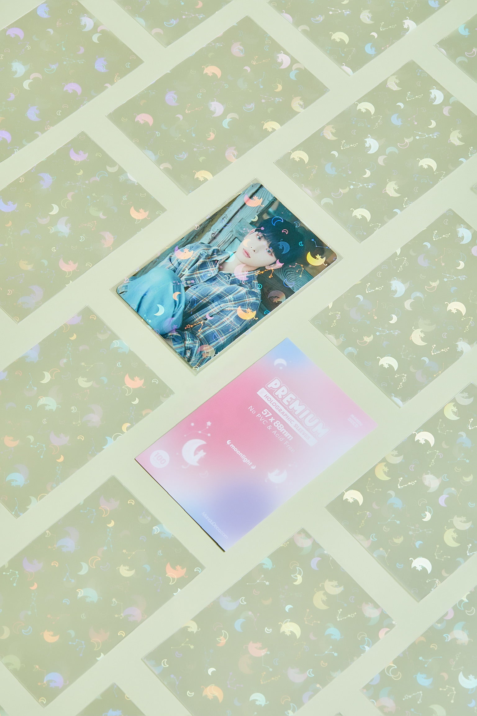 FUNDAS PARA TARJETAS FOTOGRÁFICAS HOLOGRÁFICAS PREMIUM - VERSIÓN MOONLIGHT