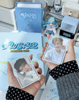 PVC-FREE PREMIUM COLORED FRAME PHOTOCARD TOPLOADERS - BLUE
