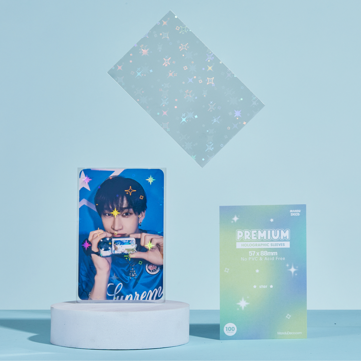 PREMIUM HOLOGRAPHIC PHOTOCARD SLEEVES - STAR VERSION PREMIUM HOLOGRAPHIC PHOTOCARD SLEEVES - STAR VERSION