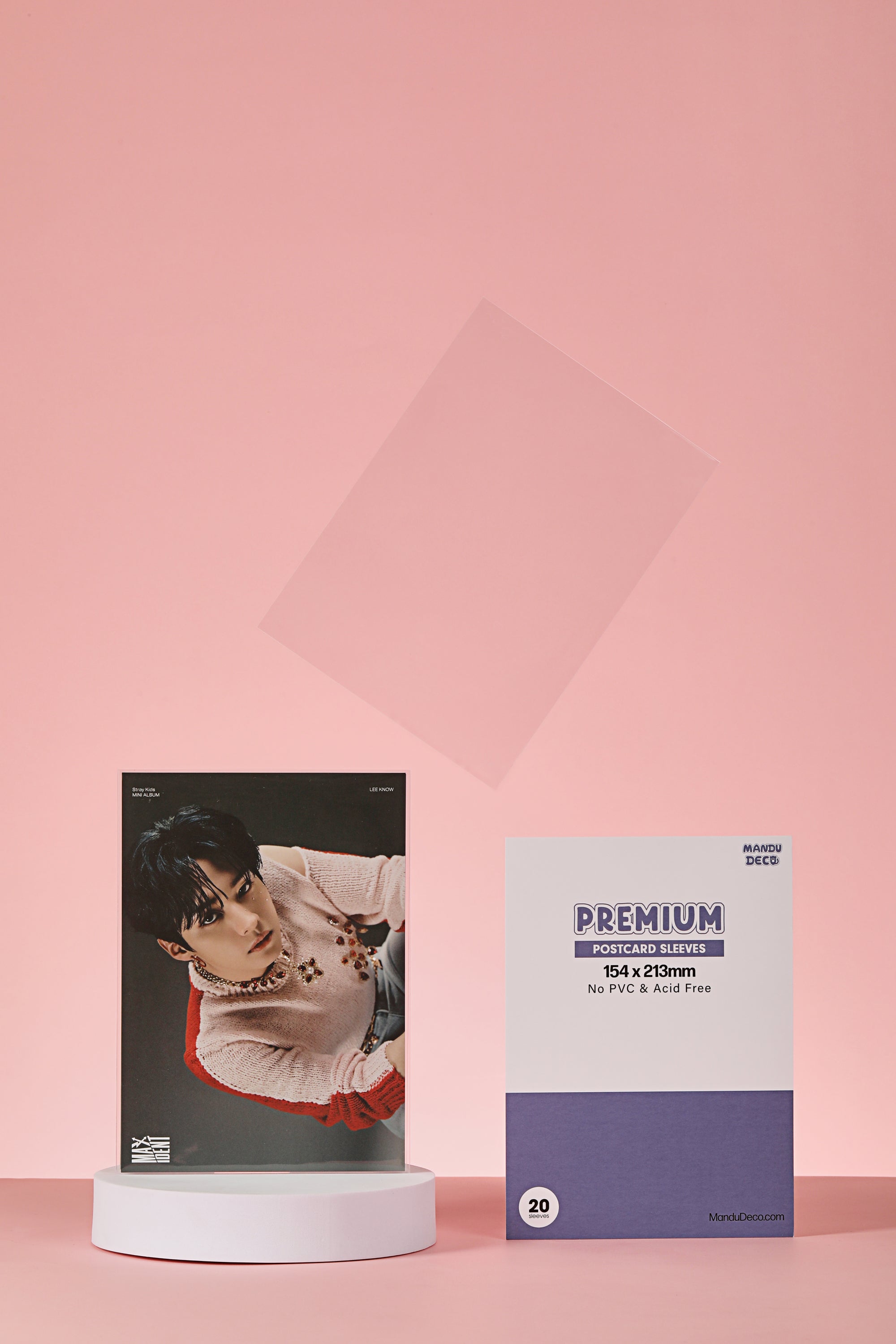 PREMIUM POSTCARD SLEEVES - INDIGO VERSION (154x213MM)