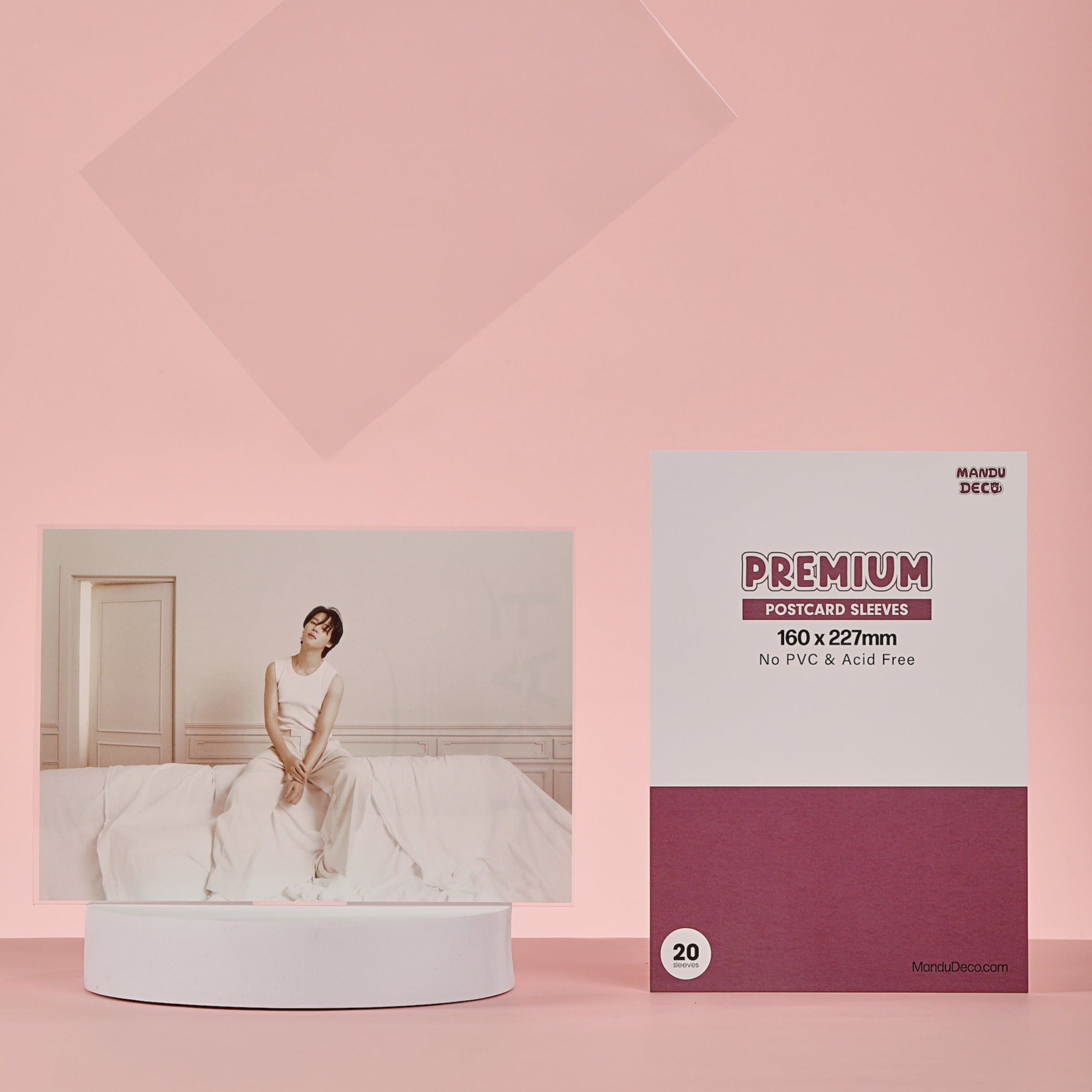 Premium limited edition postcard sleeves 129x188mm – Under the Rose