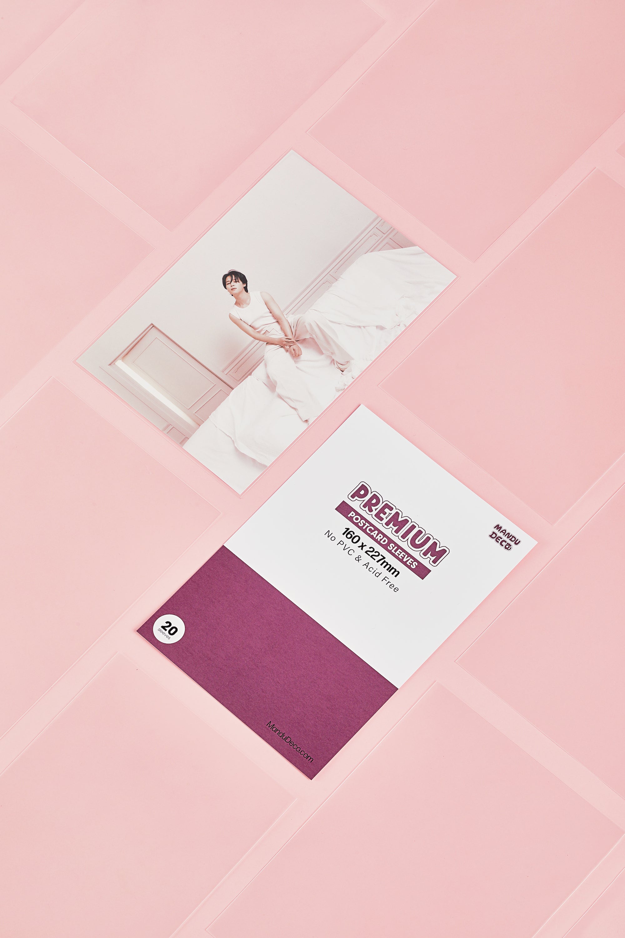 FUNDAS PARA POSTALES PREMIUM - VERSIÓN MALVA (160x227MM)