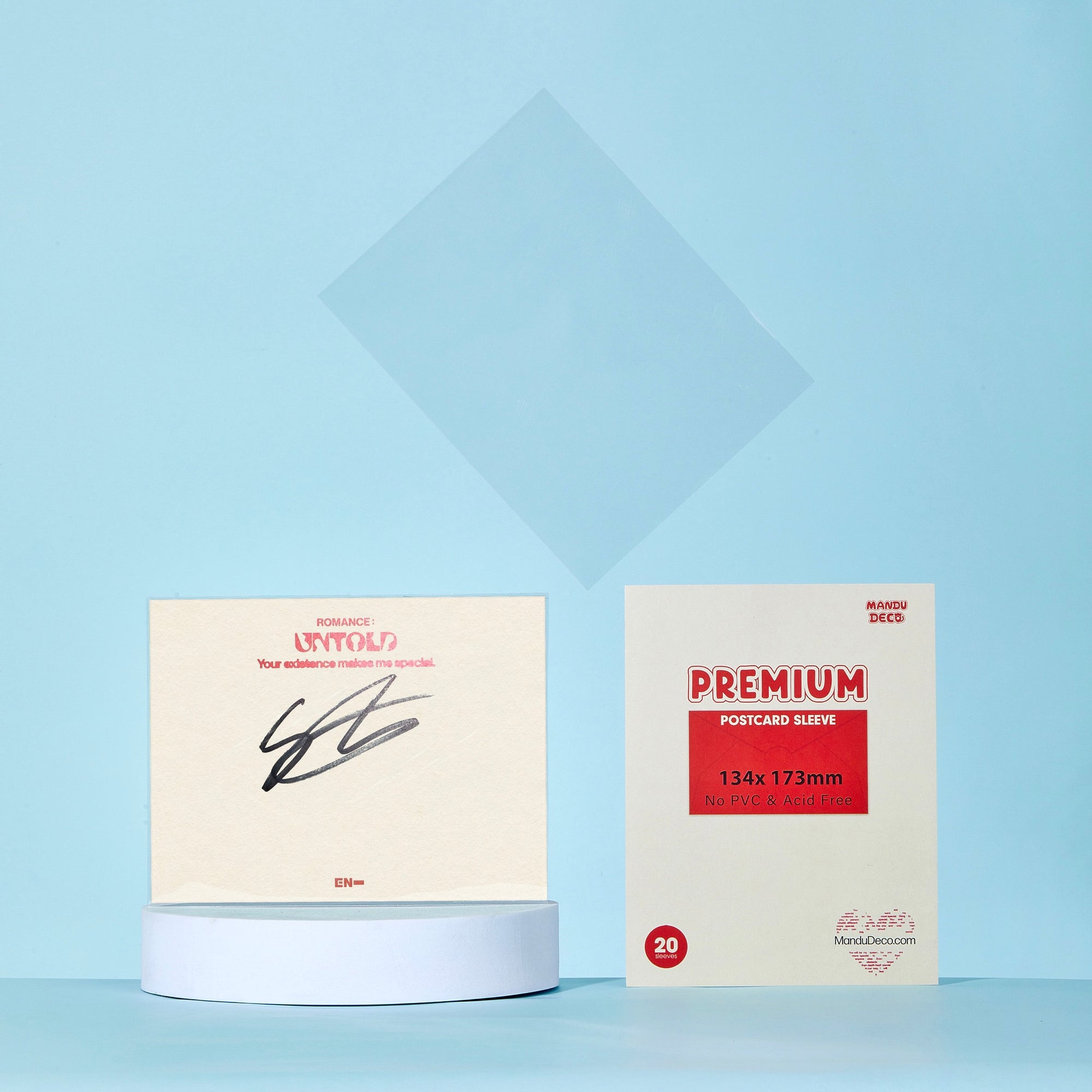 EDICIÓN LIMITADA: FUNDAS PREMIUM PARA POSTALES – VERSIÓN ROMANCE (134x174MM)