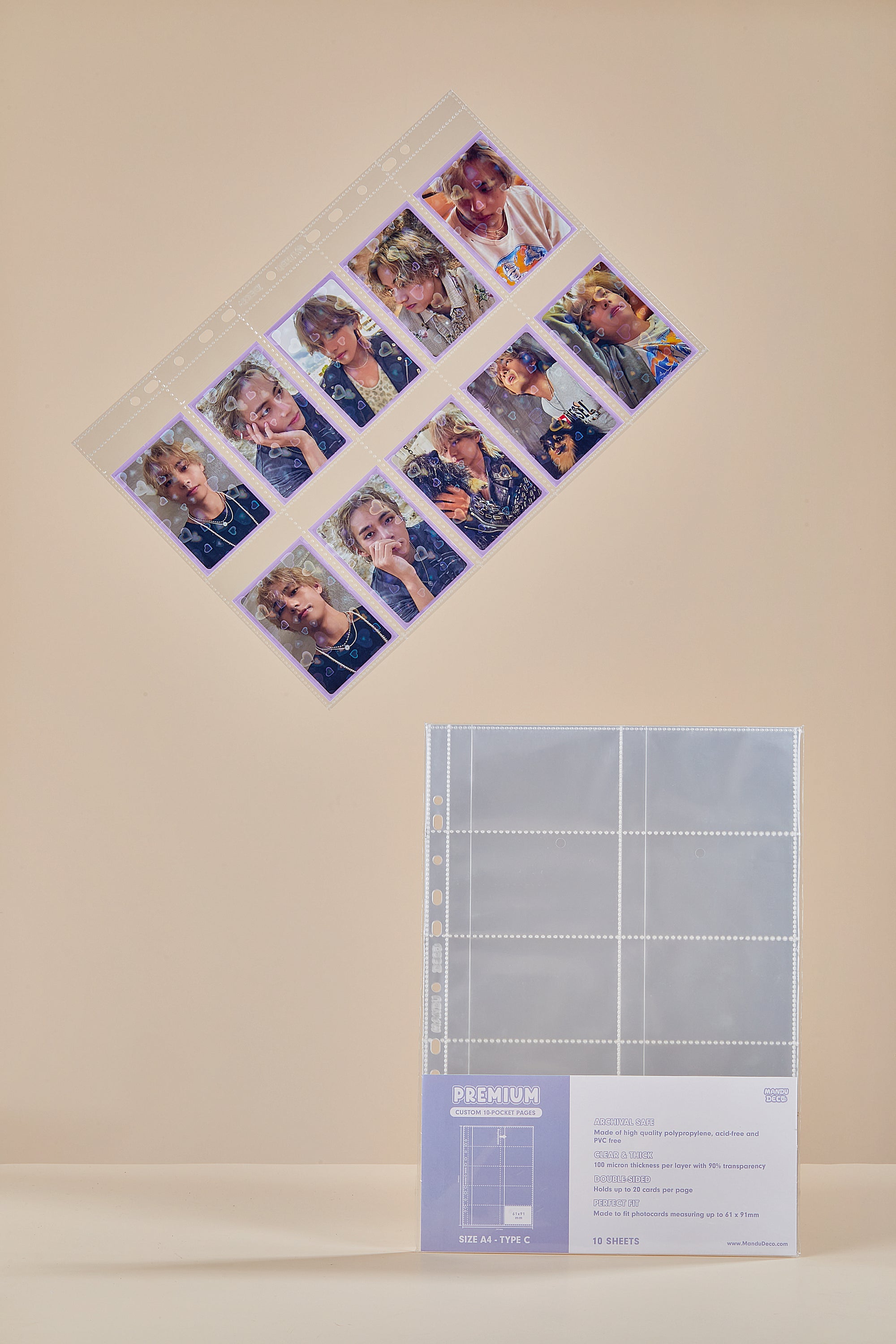 PAGES DE POCHE A4 PERSONNALISÉES