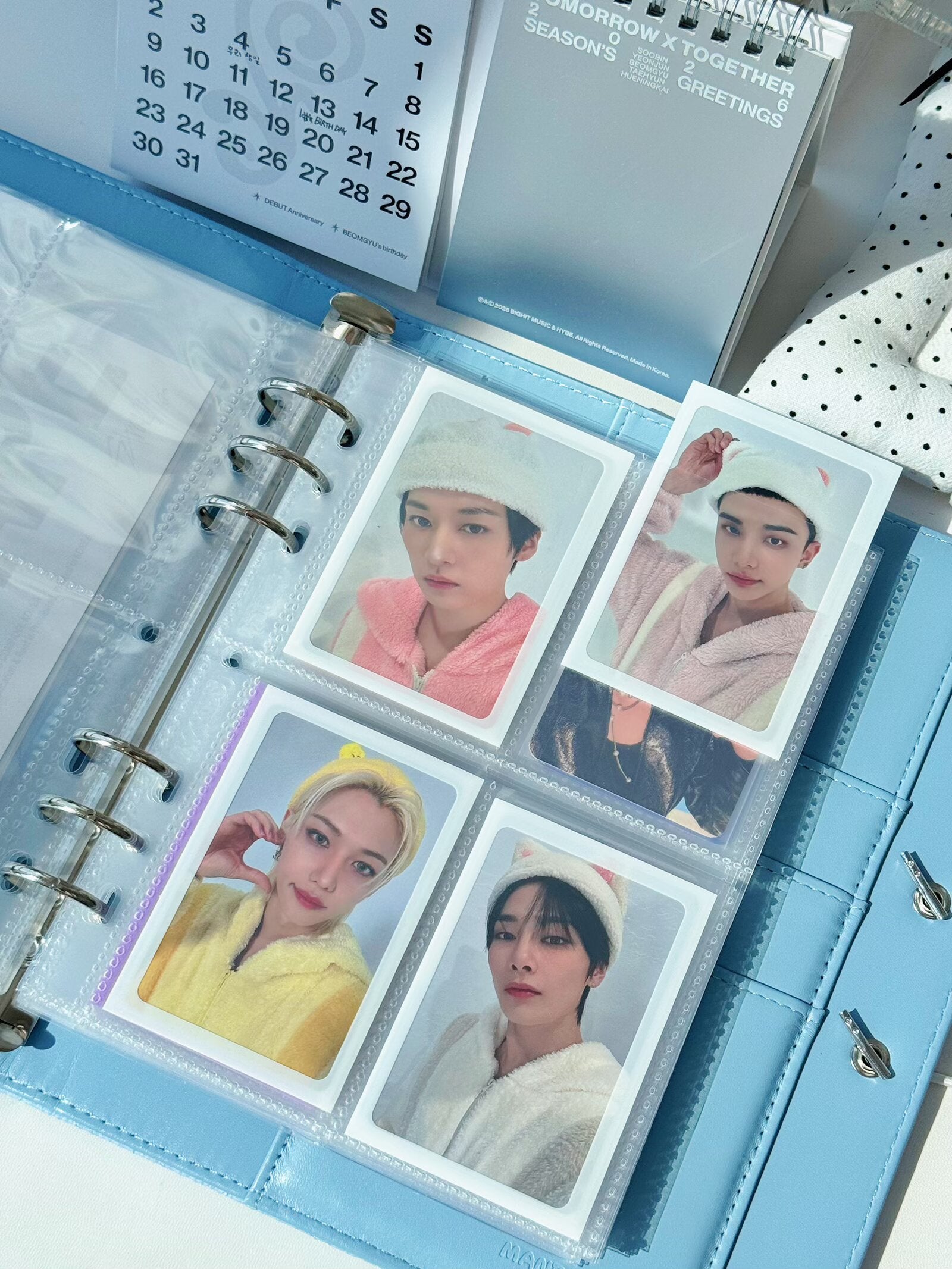 Premium Lilac Frame Photocard Sleeves 61x91mm | Double Sleeve