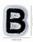 ALL CAPS LETTER PATCHES