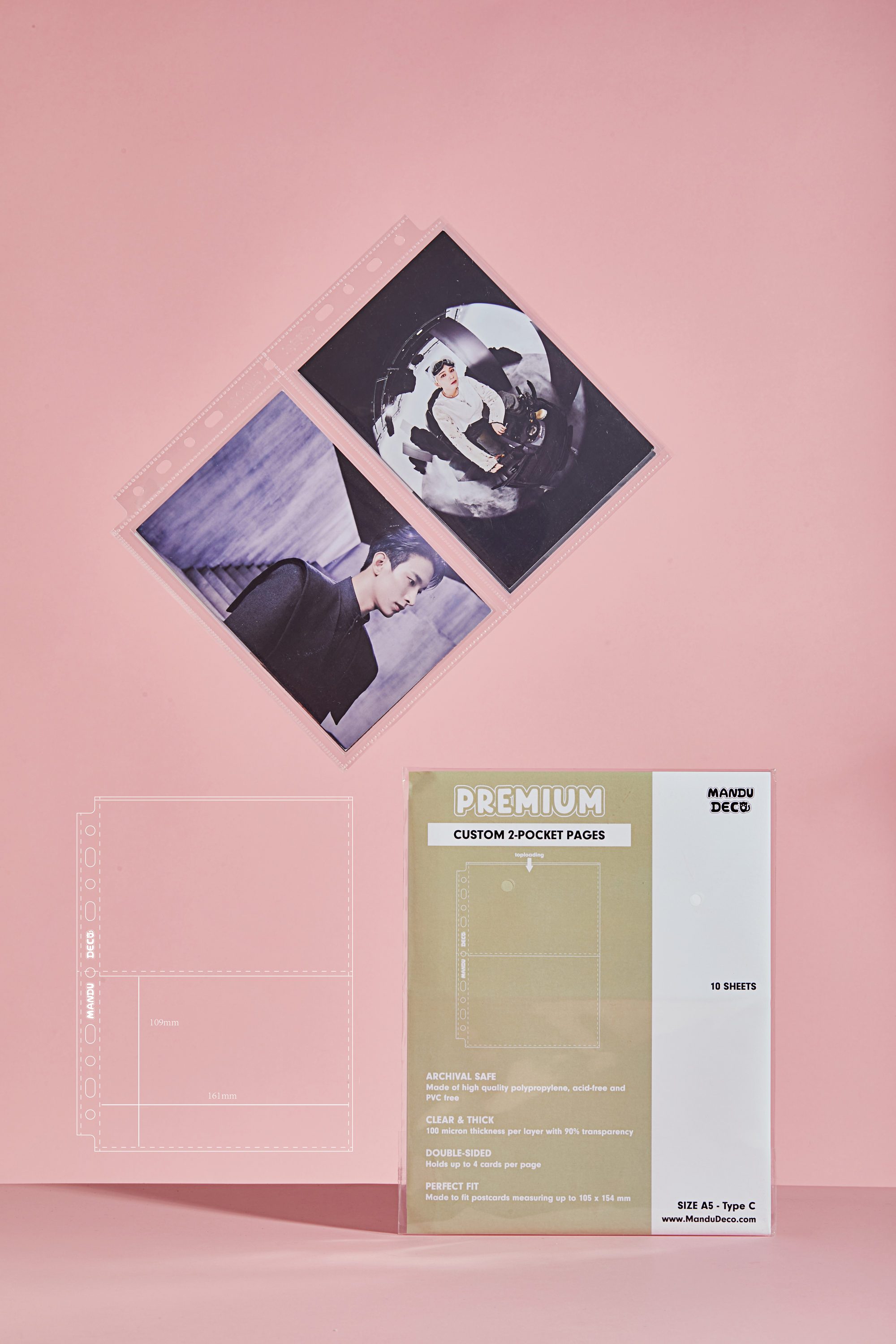 CUSTOM A5 POCKET PAGES