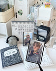 PVC-FREE PREMIUM COLORED FRAME PHOTOCARD TOPLOADERS - BLACK