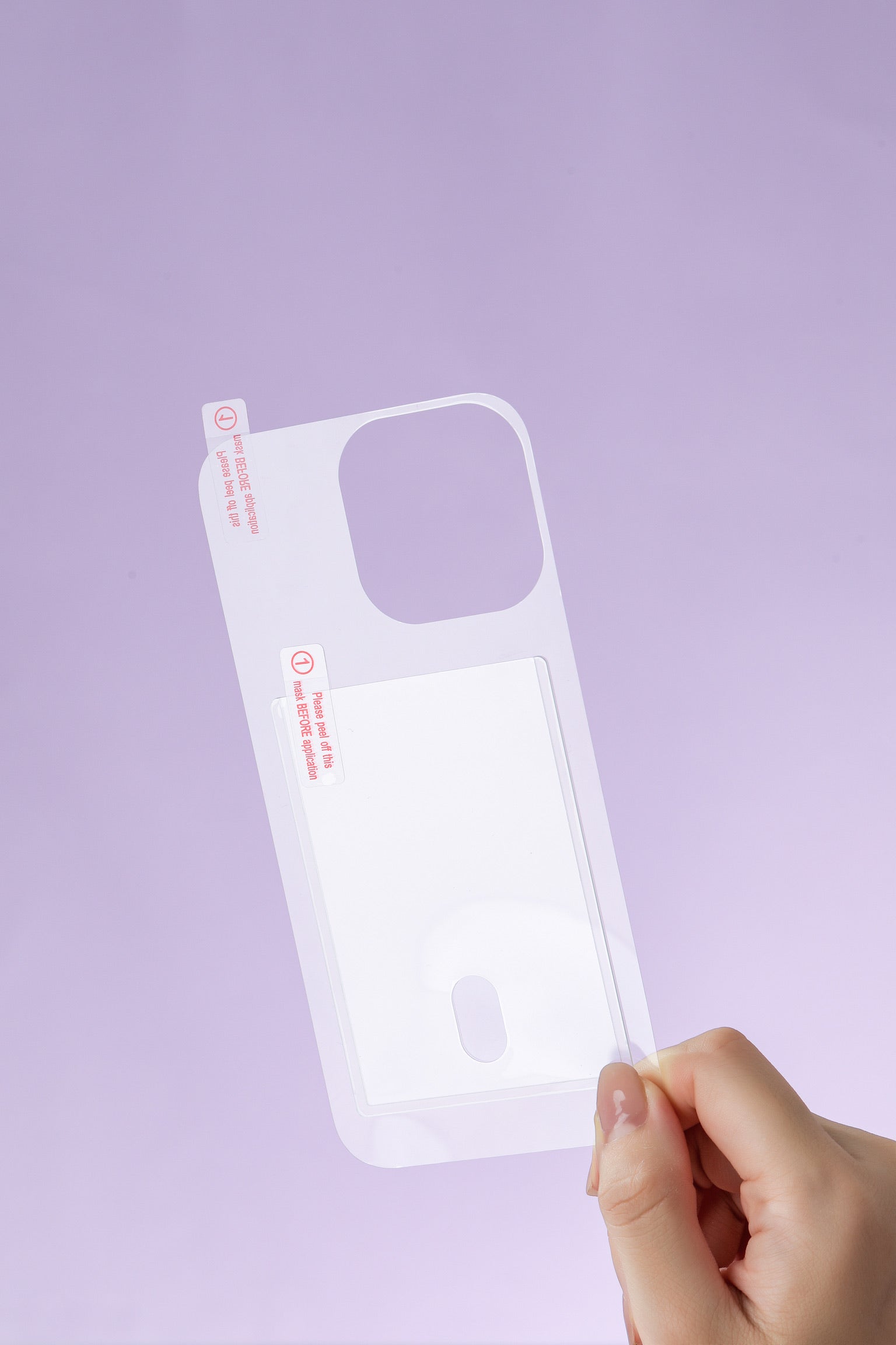 INSERTOS TRANSPARENTES PARA FUNDAS DE TELÉFONO (PAQUETE DE 3)