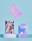 FUNDAS PARA TARJETAS FOTOGRÁFICAS HOLO COLOREADAS - HOLO DE CORAZÓN