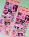 PEGATINAS DE BURBUJAS DE LOVE LEE