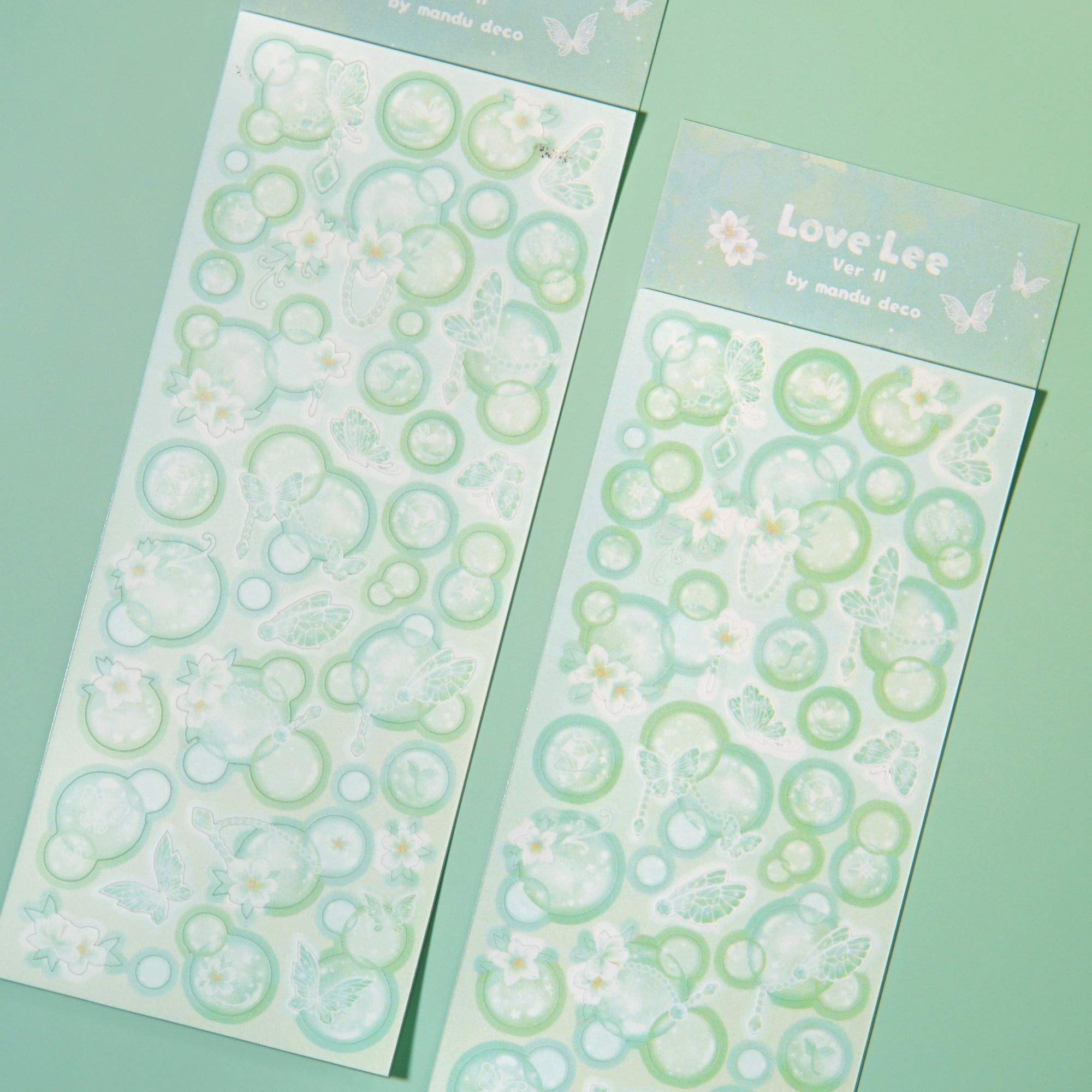 AUTOCOLLANTS BULLES D'AMOUR LEE
