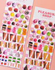 PLEASURE SHOP STICKERS