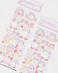 COOL WITH YOU PENGUIN STICKERS