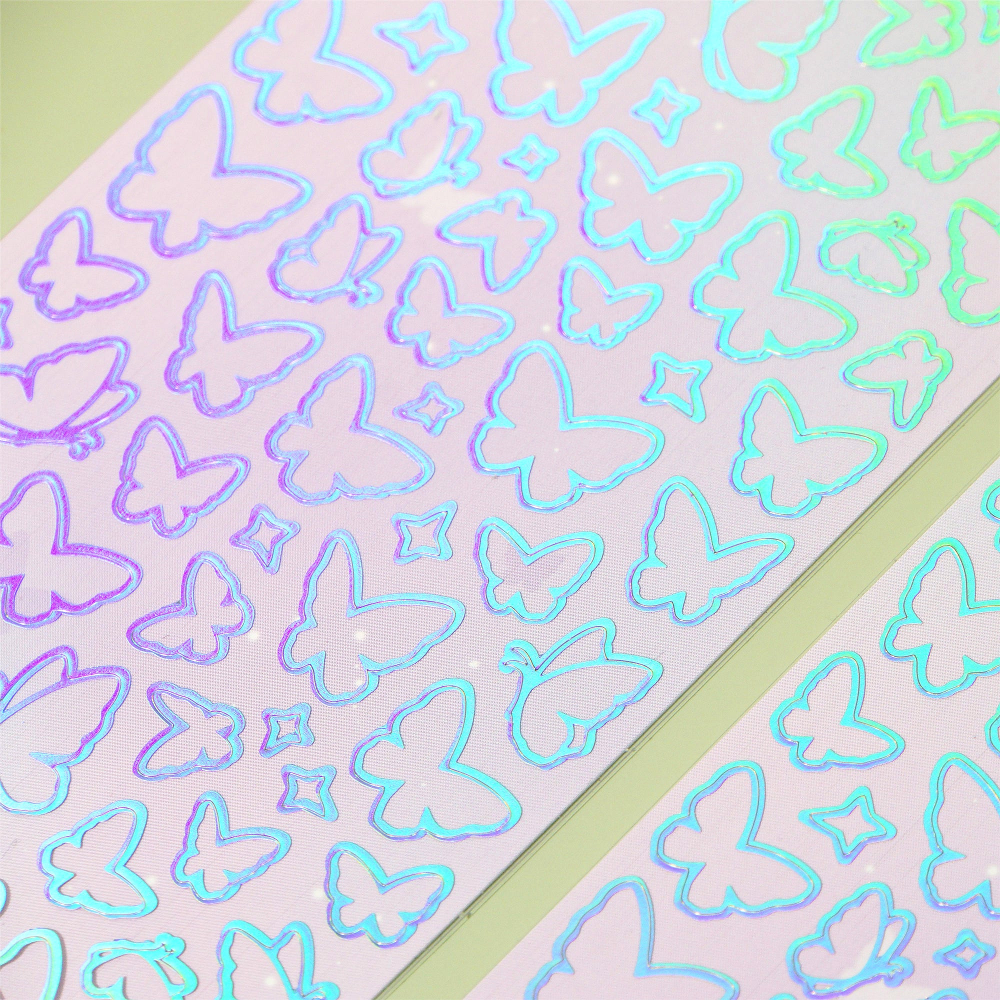 UNTOUCHABLE BUTTERFLY FOIL STICKERS