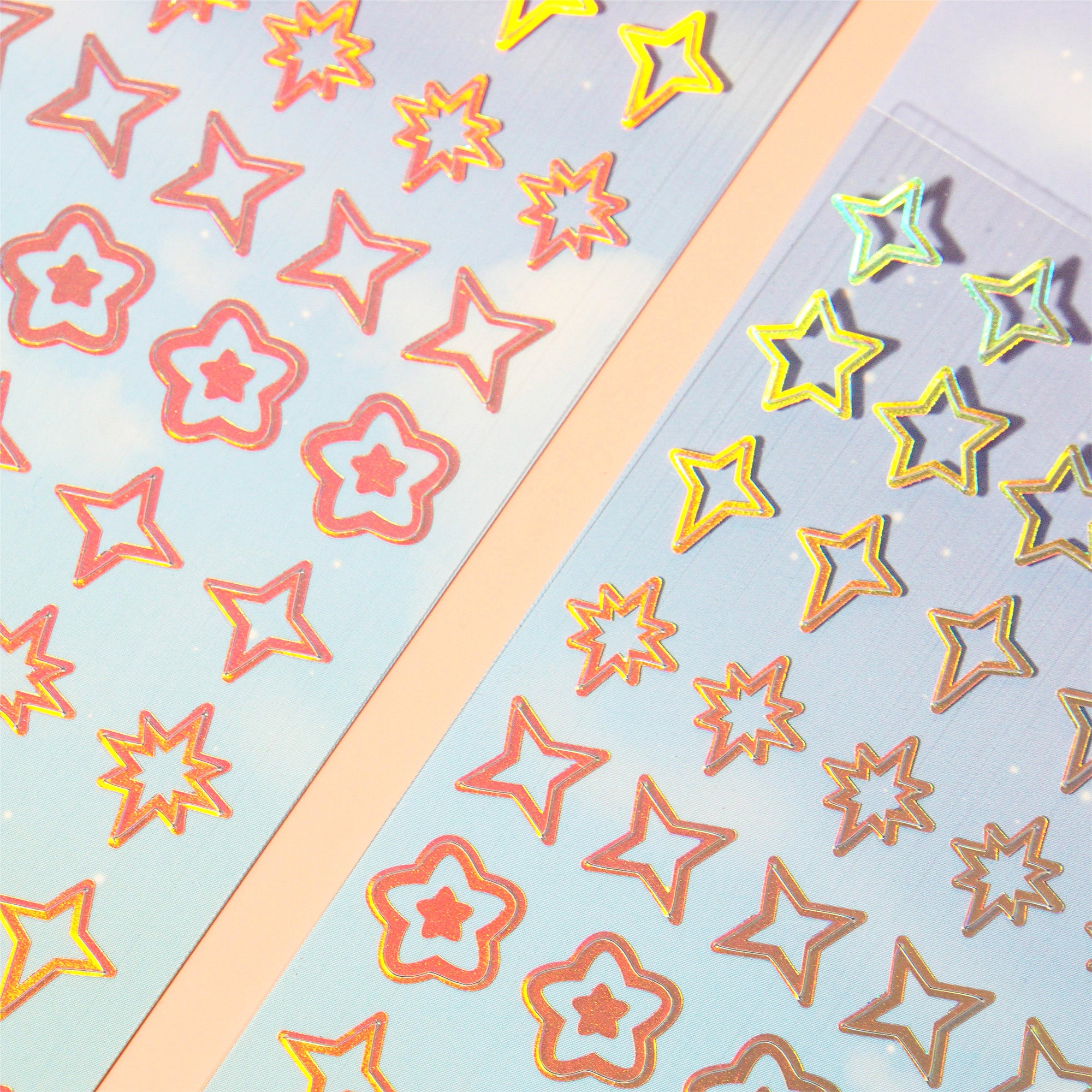 POPPY STAR FOIL STICKERS