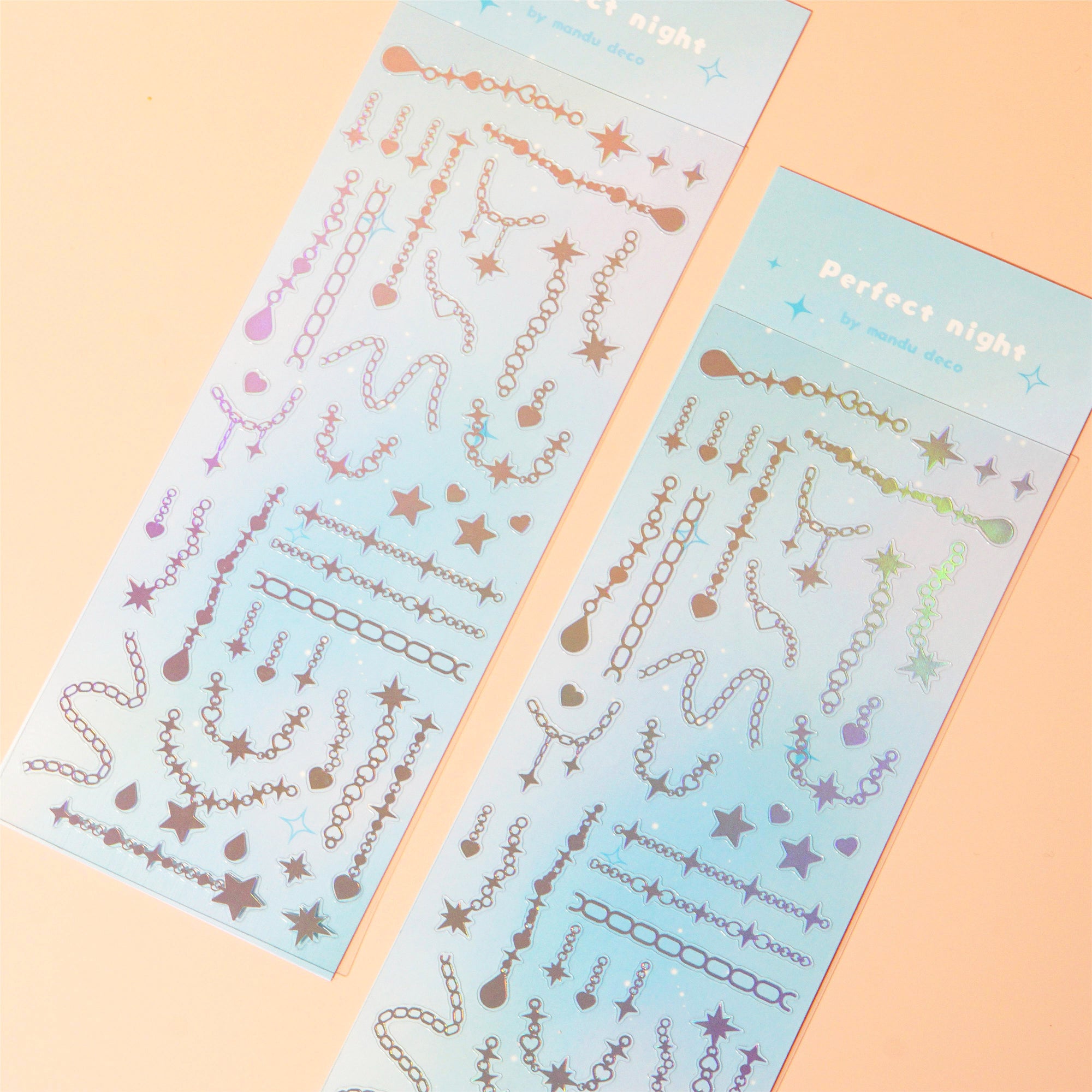 PERFECT NIGHT CHAIN FOIL STICKERS