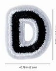ALL CAPS LETTER PATCHES