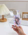 CLEAR PHONE CASE WITH PHOTOCARD INSERT