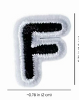 ALL CAPS LETTER PATCHES