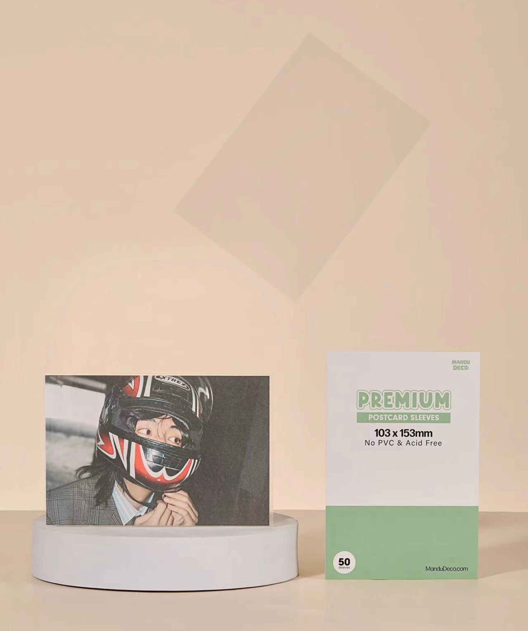 FUNDAS PARA POSTAL PREMIUM - VERSIÓN VERDE (103x153MM)