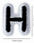 ALL CAPS LETTER PATCHES
