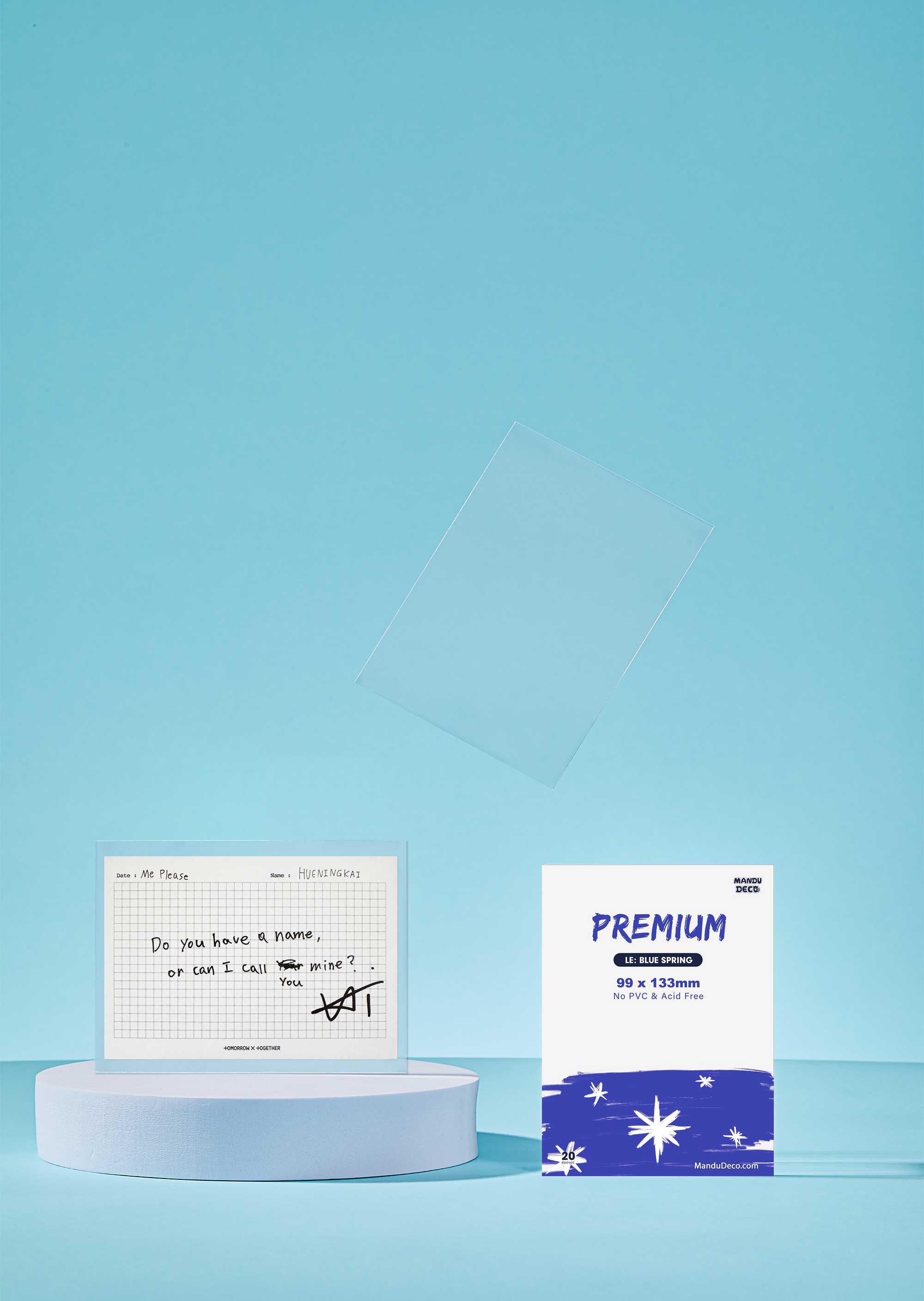 EDICIÓN LIMITADA: FUNDAS PARA POSTAL PREMIUM - VERSIÓN PRIMAVERA AZUL (99x133MM)