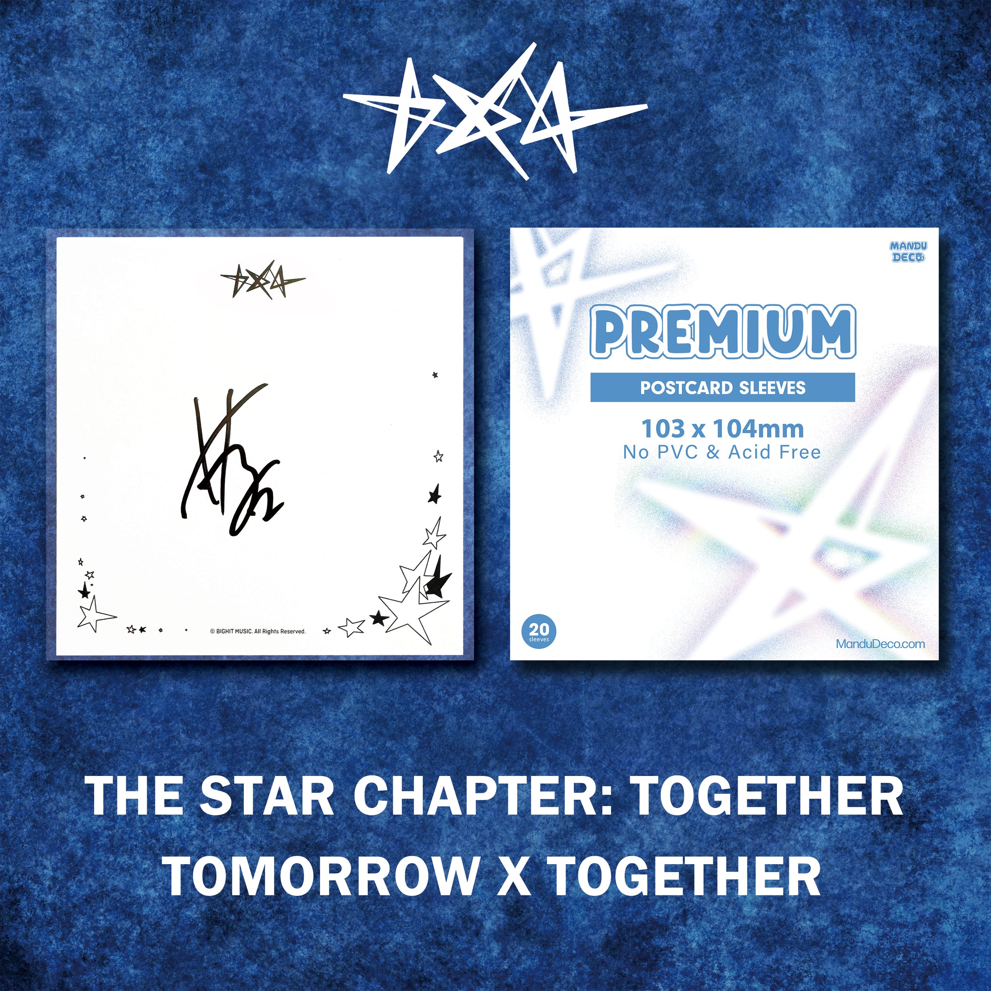 LIMITED EDITION: PREMIUM POSTCARD SLEEVES - TOGETHER VERSION (103x104MM)