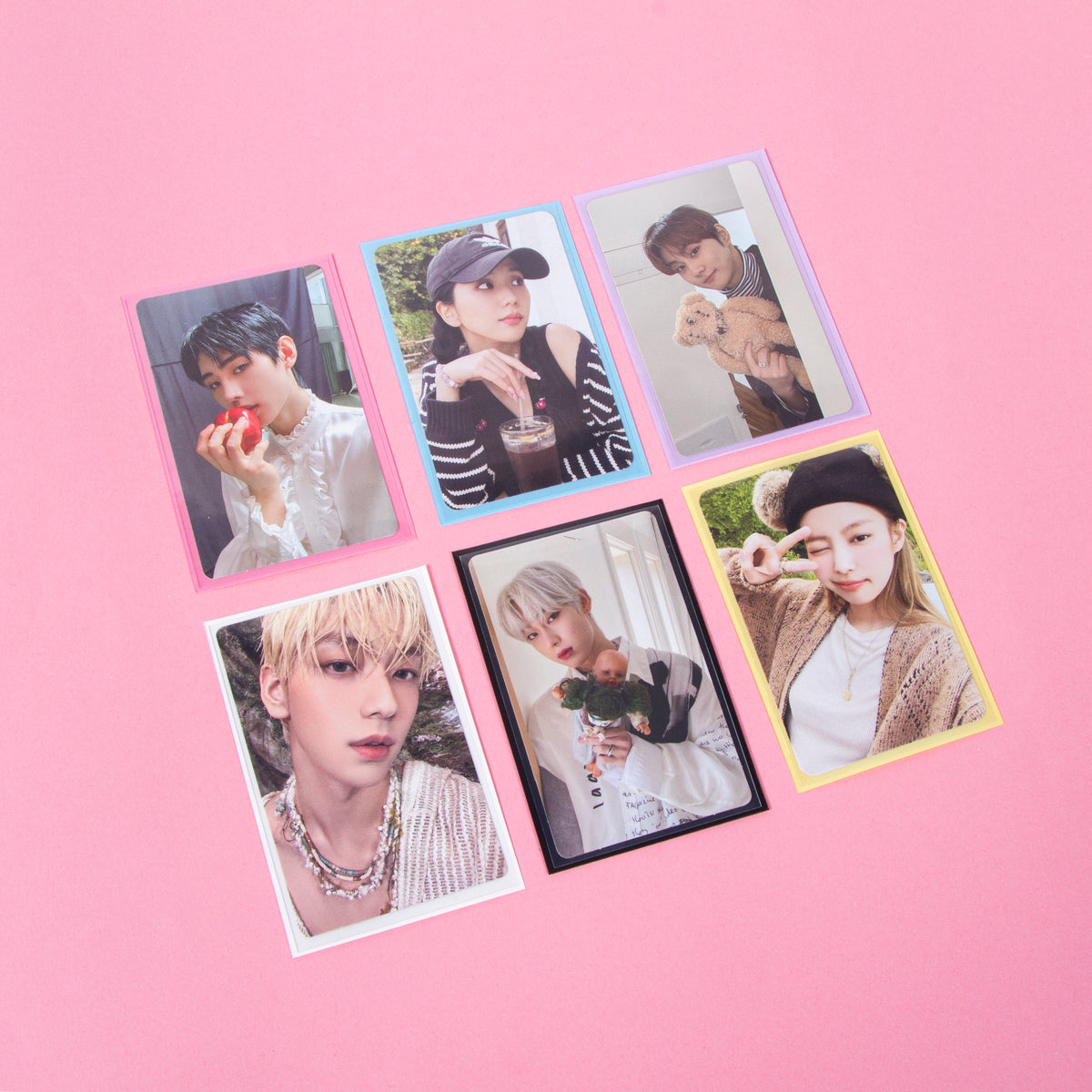 COLORED PHOTOCARD SLEEVES 61x91mm Mandu Deco