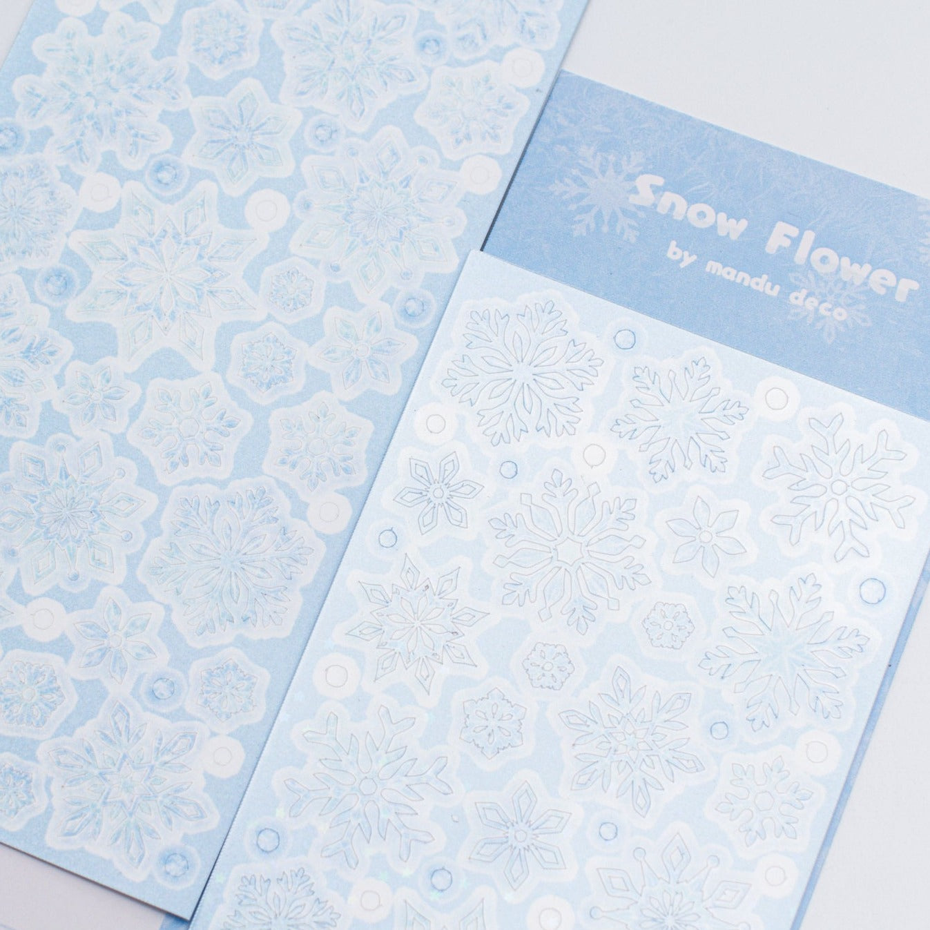 AUTOCOLLANTS FLEURS DE NEIGE