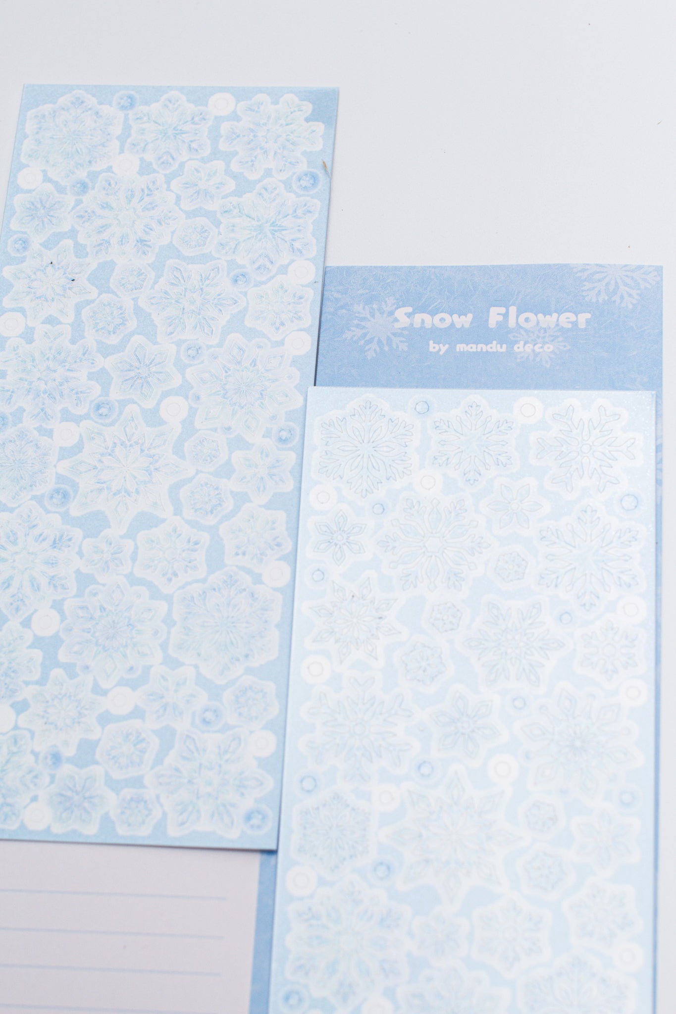 AUTOCOLLANTS FLEURS DE NEIGE
