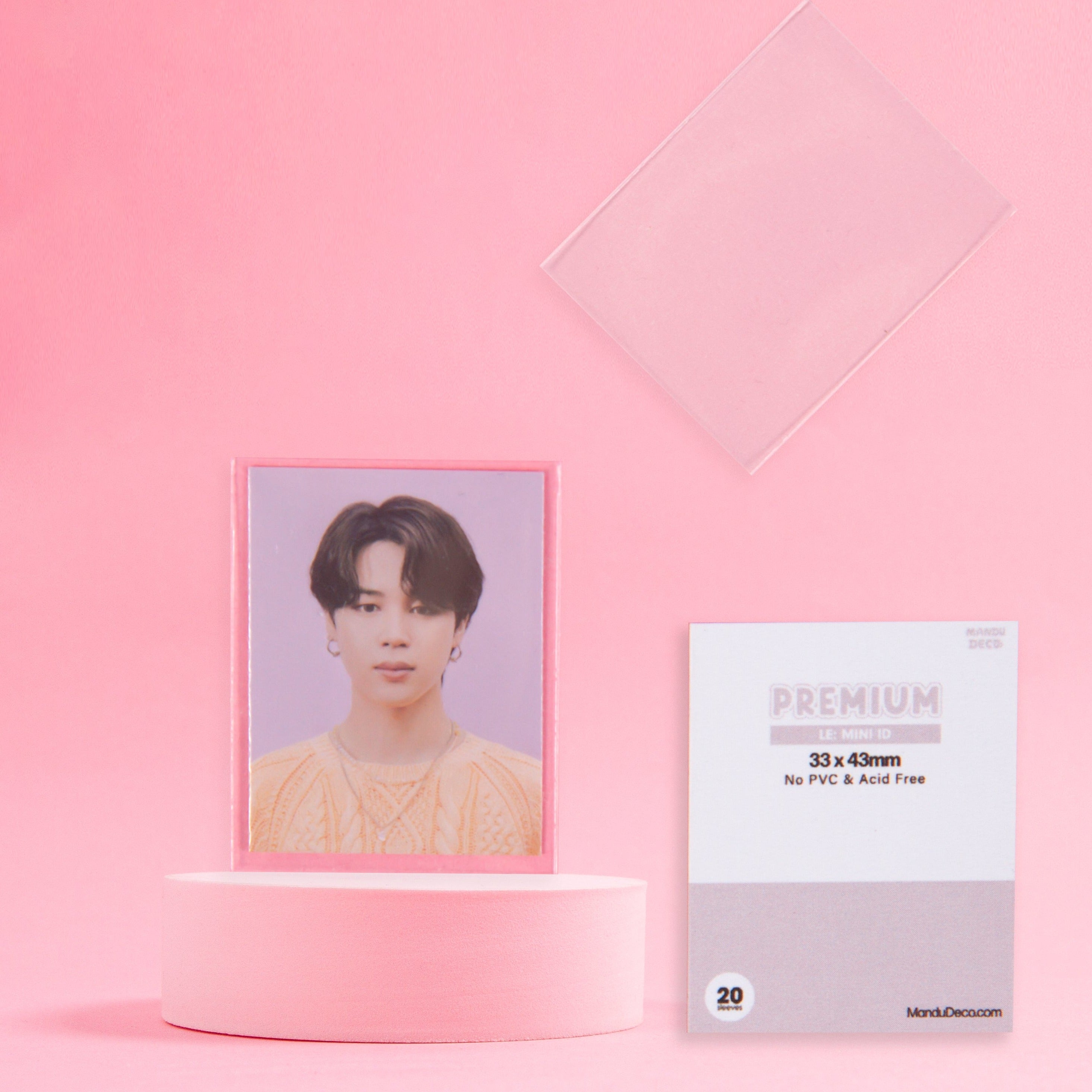 PREMIUM MINI ID SLEEVES BLUSH VER. (33x43MM) PREMIUM MINI ID SLEEVES BLUSH VER. (33x43MM)