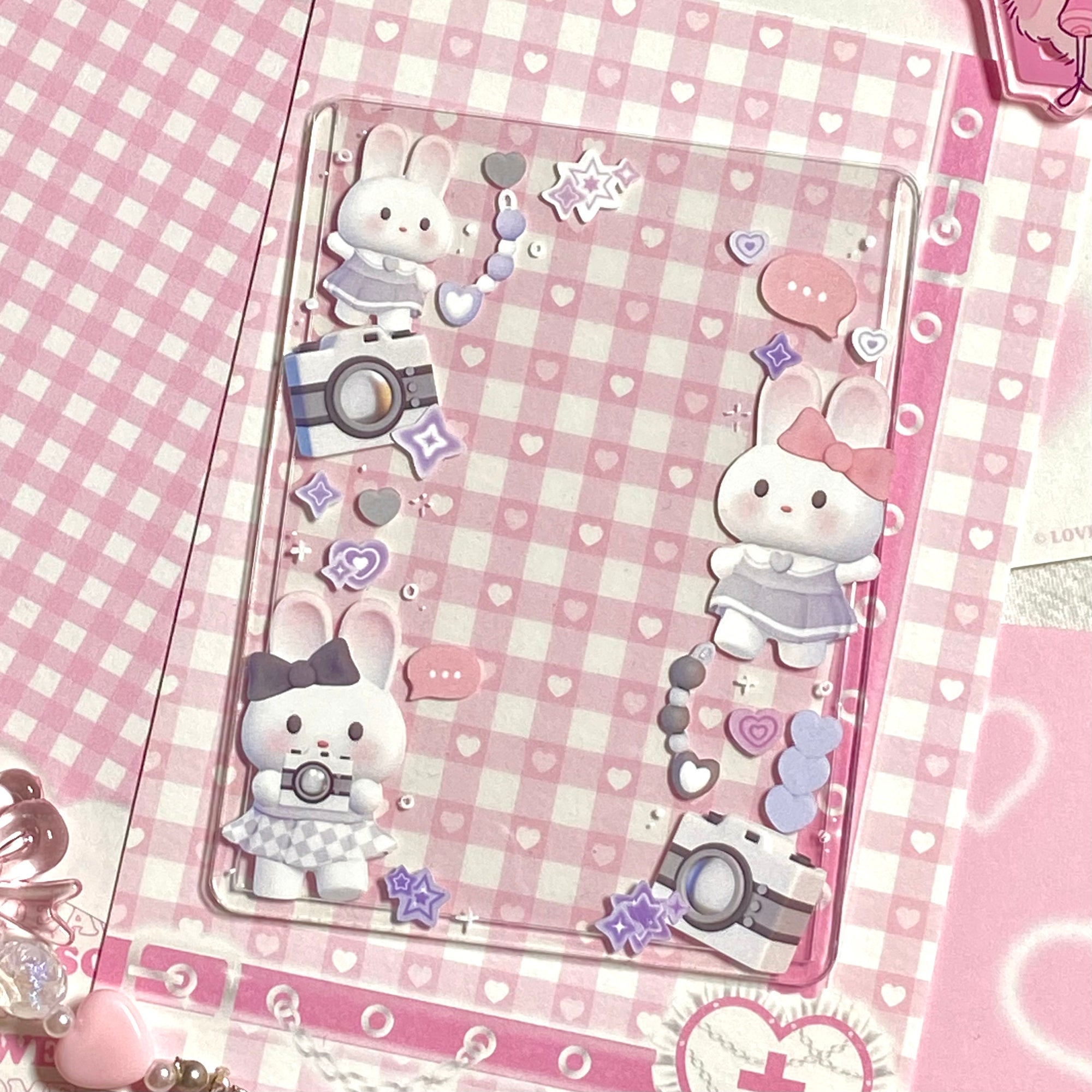 MARSHMALLOW BUNNY STICKERS