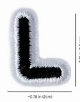 ALL CAPS LETTER PATCHES