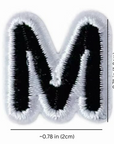 ALL CAPS LETTER PATCHES