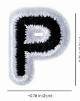 ALL CAPS LETTER PATCHES