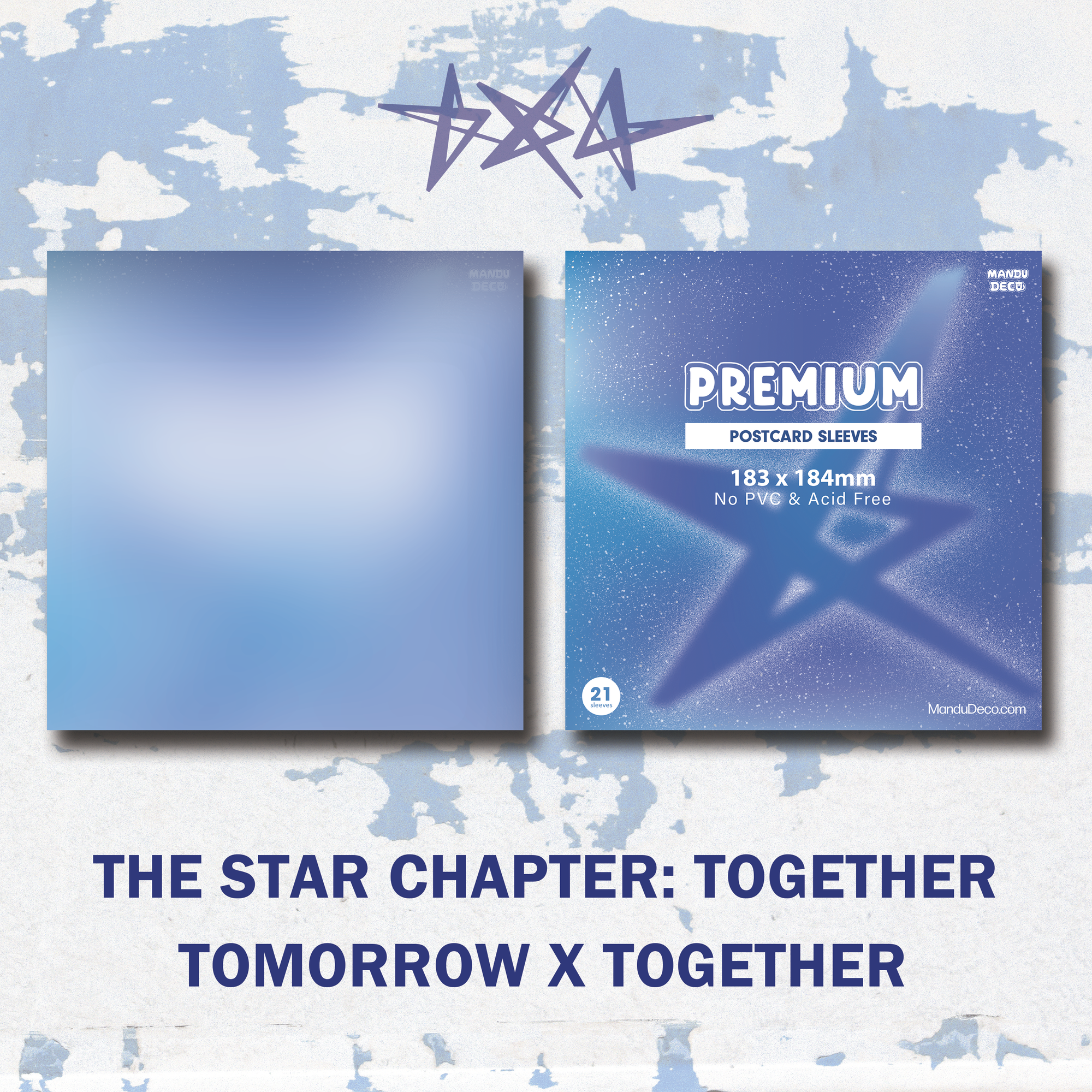 LIMITED EDITION: PREMIUM POSTCARD SLEEVES - AFTERGLOW VERSION (183x184MM)