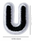 ALL CAPS LETTER PATCHES