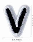ALL CAPS LETTER PATCHES