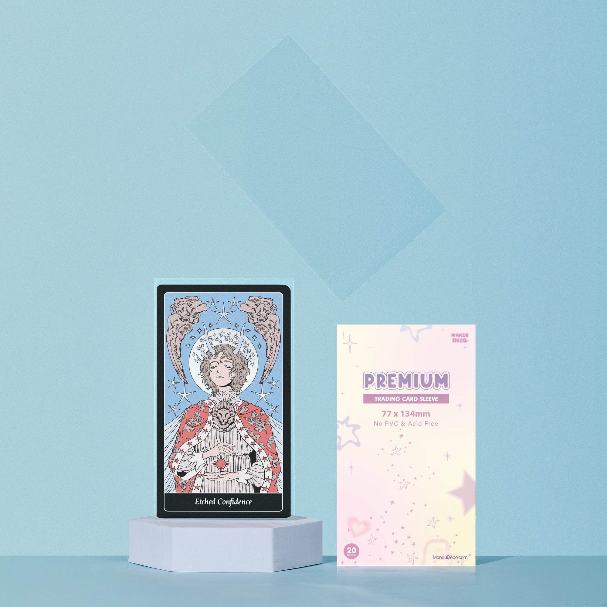 LIMITED EDITION: PREMIUM TRADING CARD SLEEVES - (77x134MM)