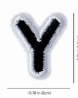 ALL CAPS LETTER PATCHES