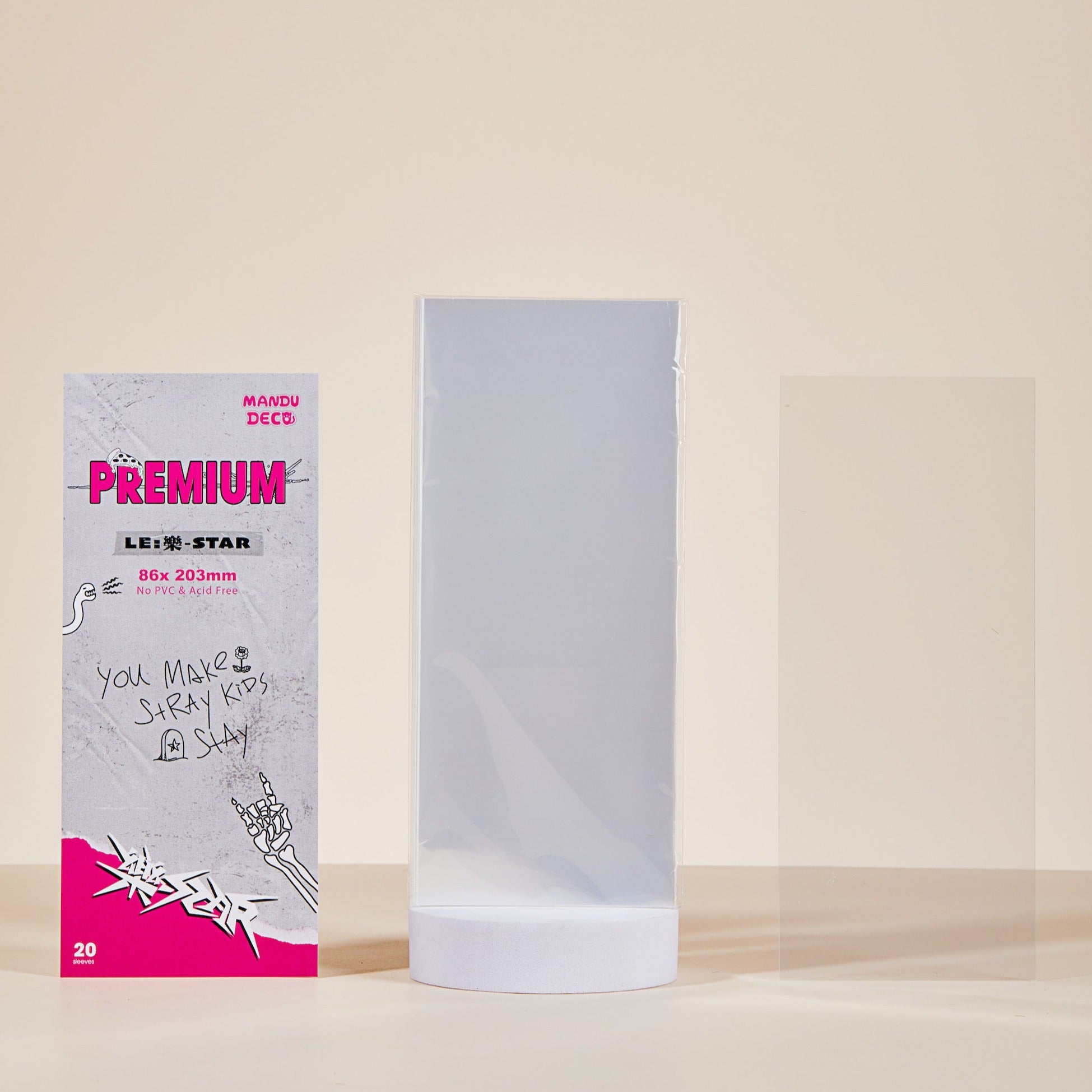 FUNDA PARA PÓSTER MINI PREMIUM - VERSIÓN ROCK STAR (86 x 203 MM)