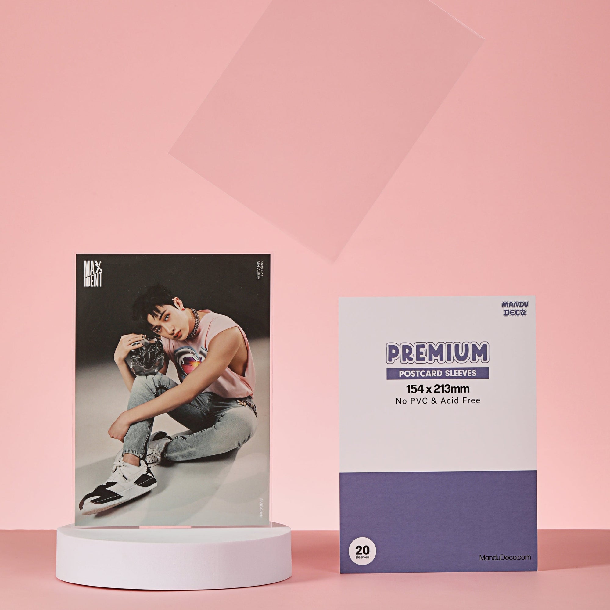 PREMIUM POSTCARD SLEEVES - INDIGO VERSION (154x213MM)