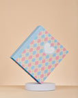 CARPETA COMPOSICIÓN ARGYLE AZUL/ROSA - A5