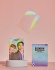FUNDAS PARA TARJETAS FOTOGRÁFICAS HOLOGRAFICAS PREMIUM - VERSIÓN ARCO IRIS