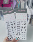 PEGATINAS DE BURBUJAS DE LOVE LEE