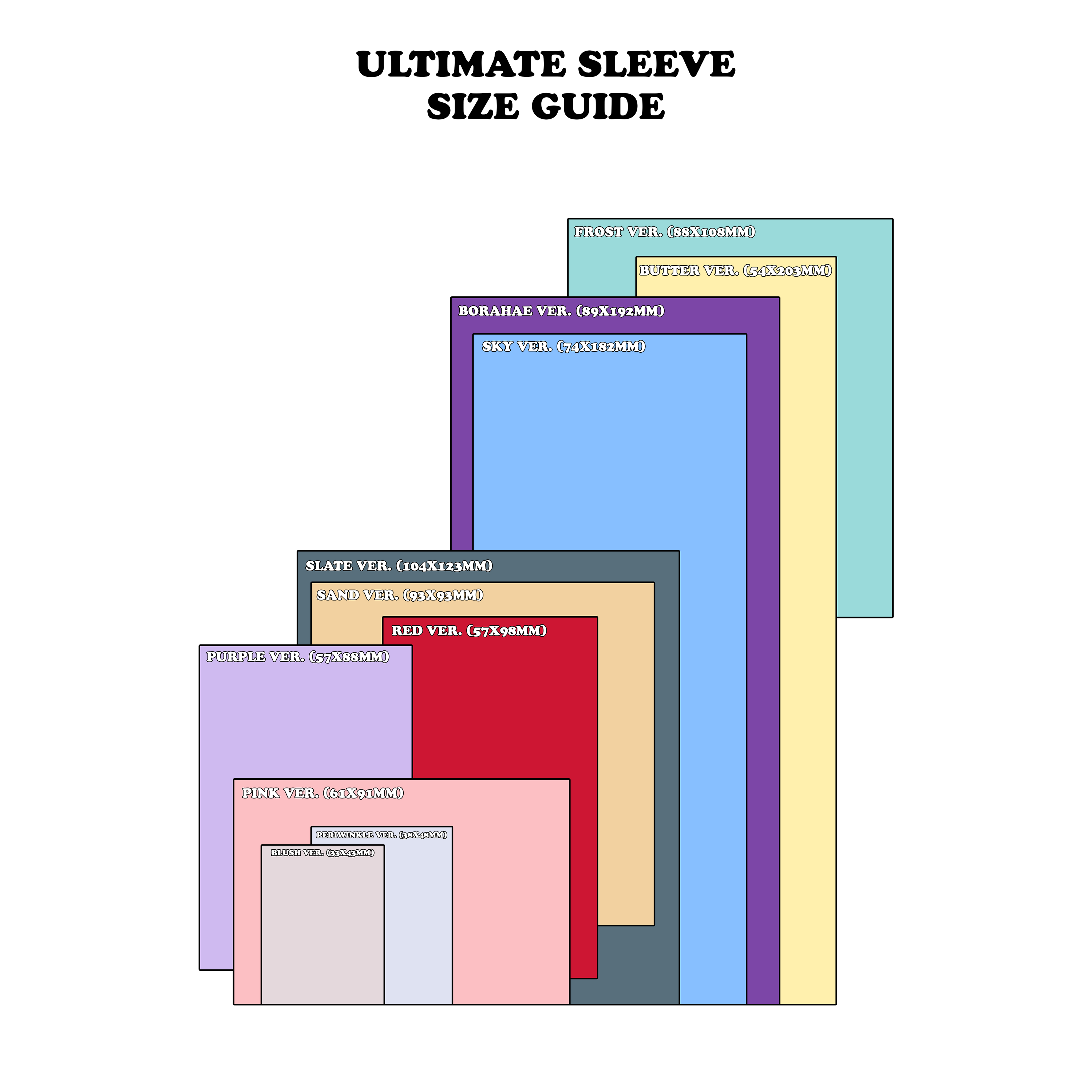 SLEEVE SIZE GUIDE (PRINT FILE) Mandu Deco SLEEVE SIZE GUIDE (PRINT FILE) Mandu Deco