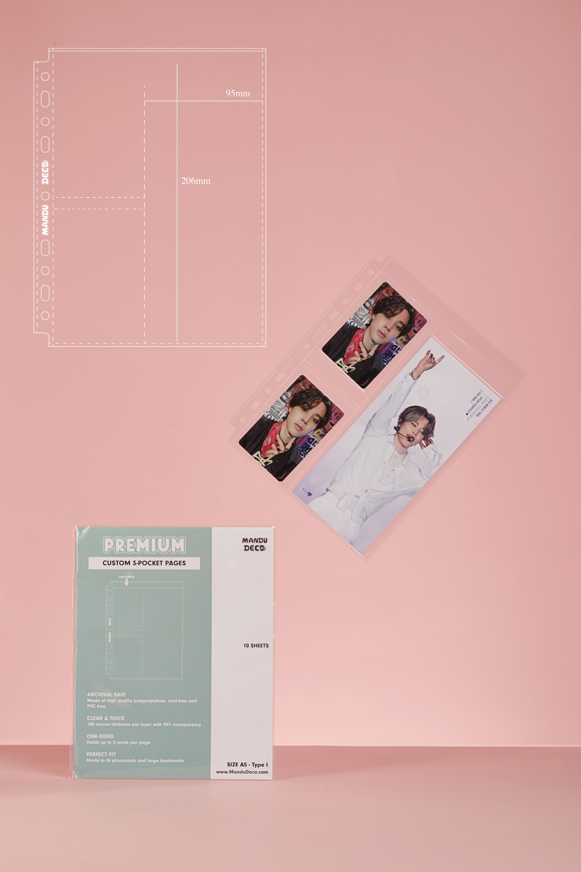 CUSTOM A5 POCKET PAGES