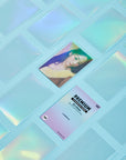FUNDAS PARA TARJETAS FOTOGRÁFICAS HOLOGRAFICAS PREMIUM - VERSIÓN ARCO IRIS